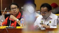 Menteri PPPA Yohana Yembise Raker dengan Komisi I DPR