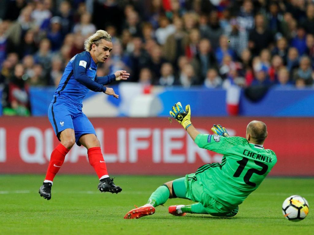 Kemenangan atas Belarusia Antarkan Prancis ke Piala Dunia