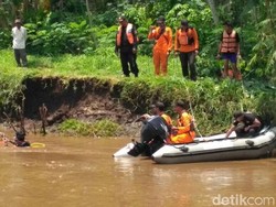 Terpeleset, Seorang Anak Tenggelam di Sungai Lumajang