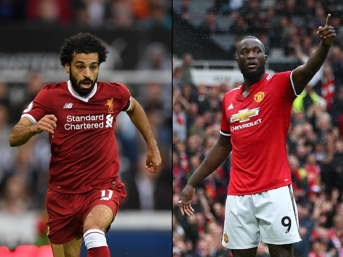 Romelu Lukaku vs Mohamed Salah (Foto: Getty Images)