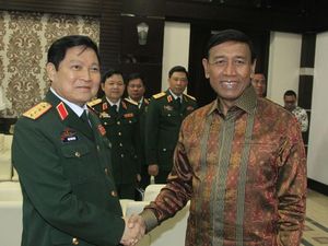 Temui Menhan Vietnam, Wiranto Bahas Isu Pertahanan dan Maritim