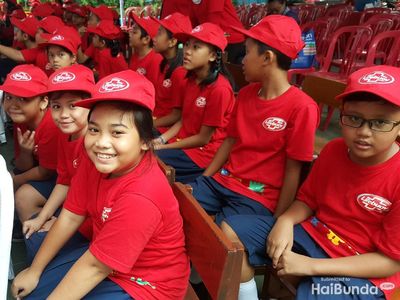Begini Keceriaan Anak-anak SD Peringati Hari Cuci Tangan