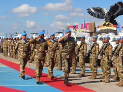 Pasukan Garuda Selamatkan Perempuan WN AS yang Disandera Bandit di Kongo