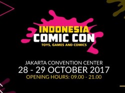 Indonesia Comic Con 2017 Hadir Lagi 28-29 Oktober