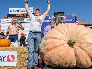 Labu 1.070 Kg Jadi Pemenang Kompetisi Labu Terberat Dunia Tahun 2017