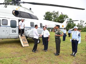Naik Helikopter, Jokowi ke Musi Banyuasin untuk Peremajaan Sawit