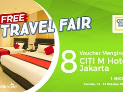 #FreeTravelFair : Voucher Menginap di Citi M Hotel Jakarta