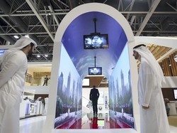 Mutakhir! Bandara Dubai Ganti X-Ray dengan Akuarium Virtual