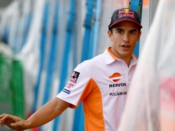Marquez Tercepat di Atas Lintasan Basah