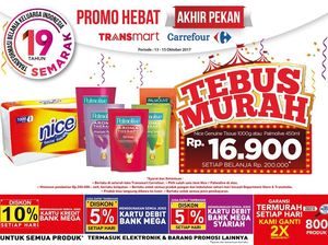 Belanja Rp 200 Ribu Tebus Murah Tisu di Transmart Carrefour