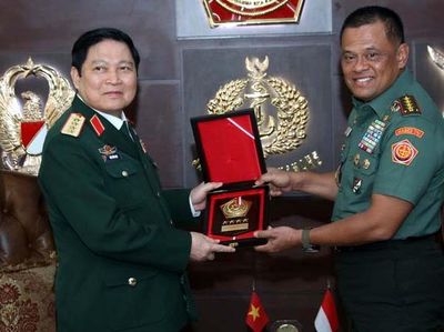 Panglima TNI Bertemu Menteri Pertahanan Vietnam