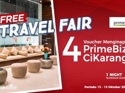 #FreeTravelFair : Voucher Bermalam di PrimeBiz Cikarang