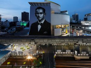 Foto: Persiapan Upacara Pemakaman Raja Bhumibol Adulyadej