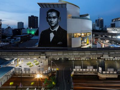 Foto: Persiapan Upacara Pemakaman Raja Bhumibol Adulyadej