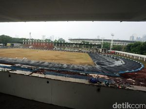 Melihat Kondisi Terkini Renovasi Stadion Madya Senayan