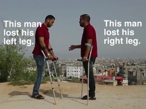 Kisah 2 Pria Gaza yang Kehilangan Sebelah Kaki Usai Diserang Israel