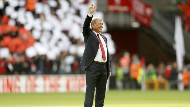Pelatih legendaris Liverpool Kenny Dalglish.