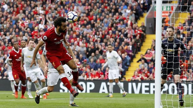 Mohamed Salah akan sulit dihentikan lini pertahanan Manchester United.