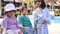 Cinta Indonesia! Anak-anak Ini Makin Cute Saat Pakai Batik