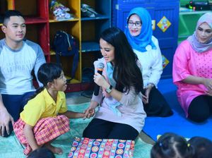 Sering Jalani Kegiatan Sosial, Chacha Frederica Salalu Didukung Suami