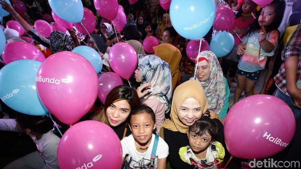 Begini Keseruan Peluncuran haibunda.com Bareng Gisel-Gempi