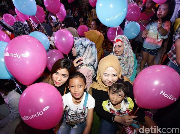 Begini Keseruan Peluncuran haibunda.com Bareng Gisel-Gempi