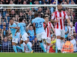 Hujan Gol di Etihad, City Libas Stoke 7-2