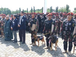 Terjun Payung Bareng Herder, Kopassus Dapat Rekor Muri