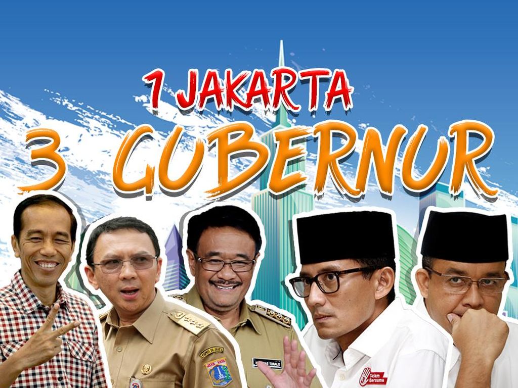 Kiprah 3 Gubernur DKI Jakarta Dalam Satu Periode Kiprah 3 Gubernur DKI Jakarta Dalam Satu Periode