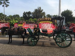 Melihat Kereta Antik untuk Lepas Jabatan Gubernur DKI Djarot