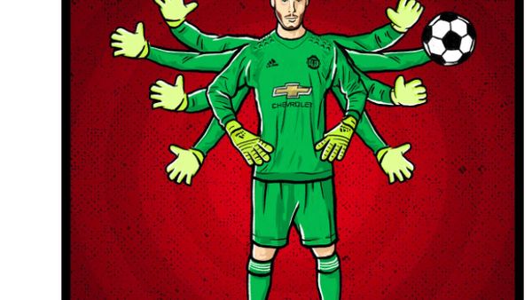 Refleks Super David de Gea Jadi Bahan Meme