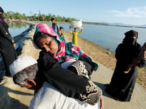 Foto: Melihat Perjuangan Fatema, Pengungsi Rohingya Saat Tiba di Bangladesh