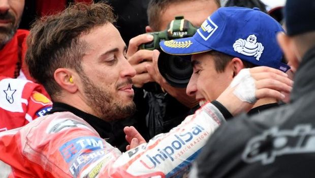 Marc Marquez unggul 77 poin atas Andrea Dovizioso jelang MotoGP Jepang.