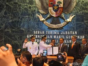 Prasetyo Absen, Sertijab Anies-Sandi Dihadiri 3 Pimpinan DPRD DKI Prasetyo Absen, Sertijab Anies-Sandi Dihadiri 3 Pimpinan DPRD DKI
