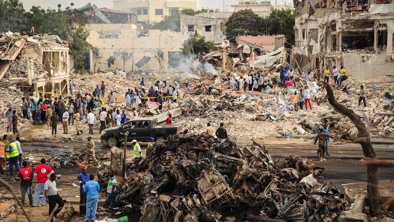 Serangan Bom Besar Hantam Somalia, 230 Orang Tewas