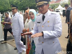 Anies-Sandiaga Tiba di Istana