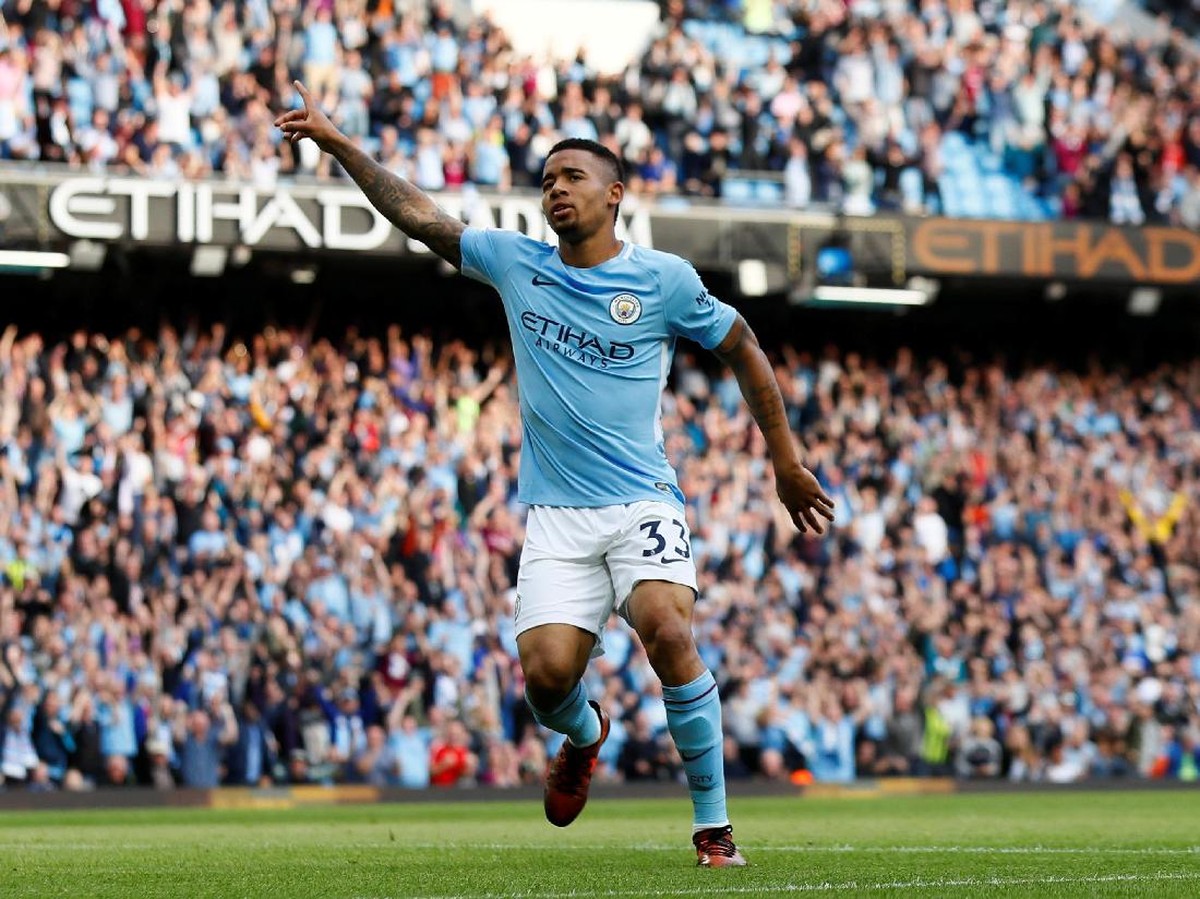Pemain Manchestr City, Gabriel Jesus (Foto: Jason Cairnduff/Action Images via Reuters)
