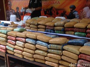 Polisi Tembak Mati Bandar  386 Kg Ganja di Tol Tangerang