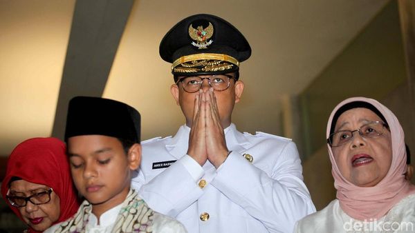 Ekspresi Anies Baswedan dan Keluarga Jelang Pelantikan di Istana