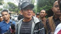 Foto: Gaya Sporty Sandiaga Jelang Pelantikan