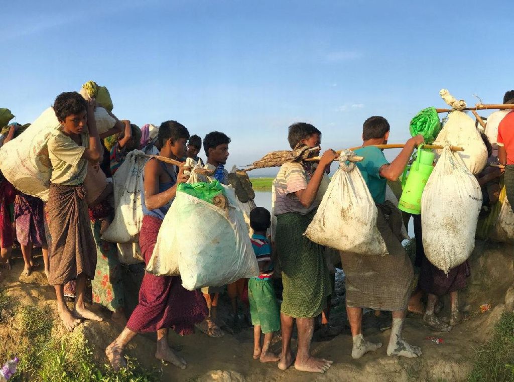 PBB: 11.432 Warga Rohingya di Myanmar Kabur ke Bangladesh 2018 PBB: 11.432 Warga Rohingya di Myanmar Kabur ke Bangladesh 2018