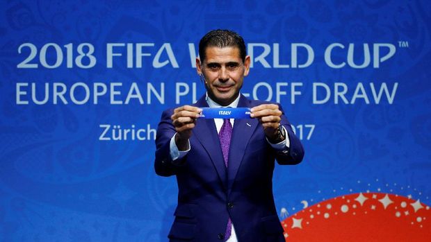Ilustrasi undian Piala Dunia 2018 fase play-off zona Eropa. (