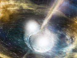 Gelombang Gravitasi Ungkap Terjadinya Tabrakan Bintang