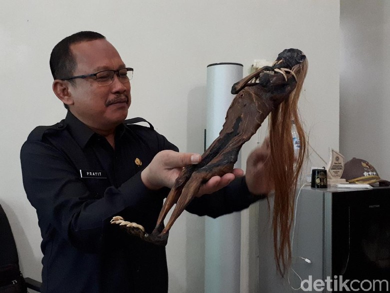Jenglot Menyeramkan Ditemukan di Pantai Watu-watu akan Dilarung