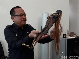 Jenglot Menyeramkan Ditemukan di Pantai Watu-watu akan Dilarung Jenglot Menyeramkan Ditemukan di Pantai Watu-watu akan Dilarung