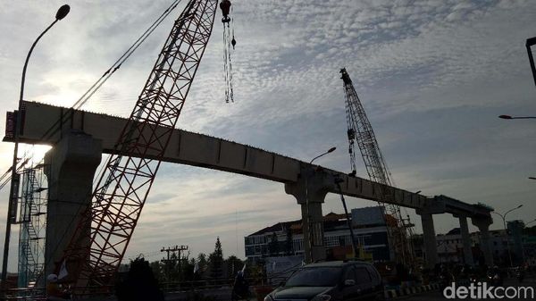 Yuk Intip Proyek LRT Palembang yang Lagi Dikebut
