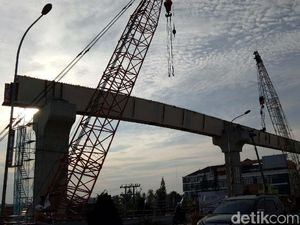 Yuk Intip Proyek LRT Palembang yang Lagi Dikebut