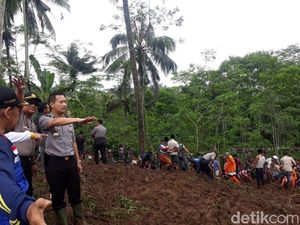 Cari Tiga Korban Longsor di Jember, Ini yang Dilakukan Polisi