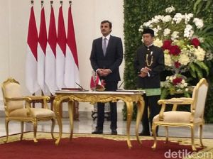 Bertemu Jokowi, Emir Qatar: Kami Siap Berdamai Akhiri Blokade