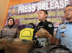 Pegawai Alat Kesehatan Nyambi Kurir Ganja di Kabupaten Bandung
